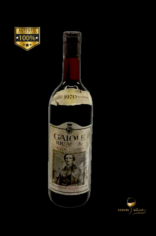 vin vechi Chianri Gaiole 1970