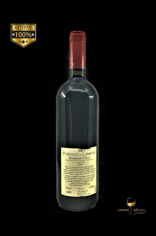 vin vechi de colectie 2004 Barbera d'Asti