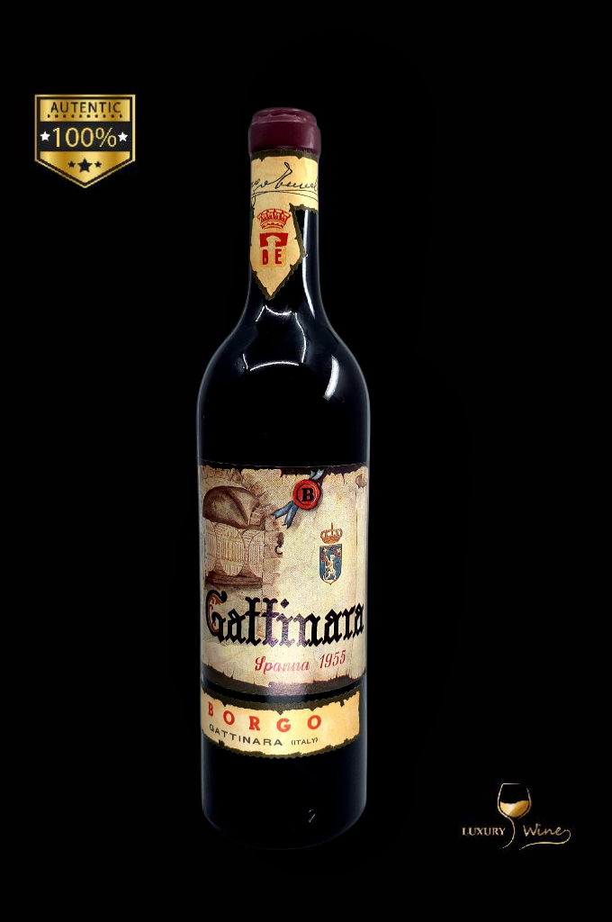 1955 Vin vechi de colectie Gattinara Spanna Borgo vin vechi 1955