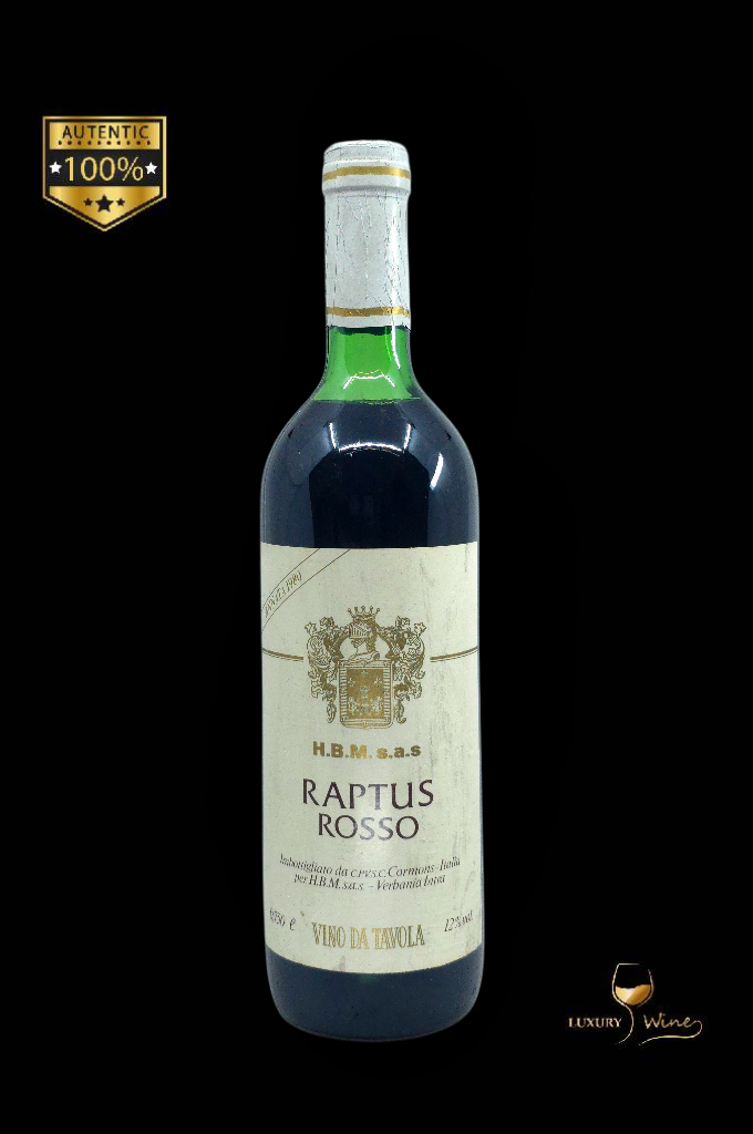 1980 vin vechi de colectie Raptus Rosso vin vechi 1980