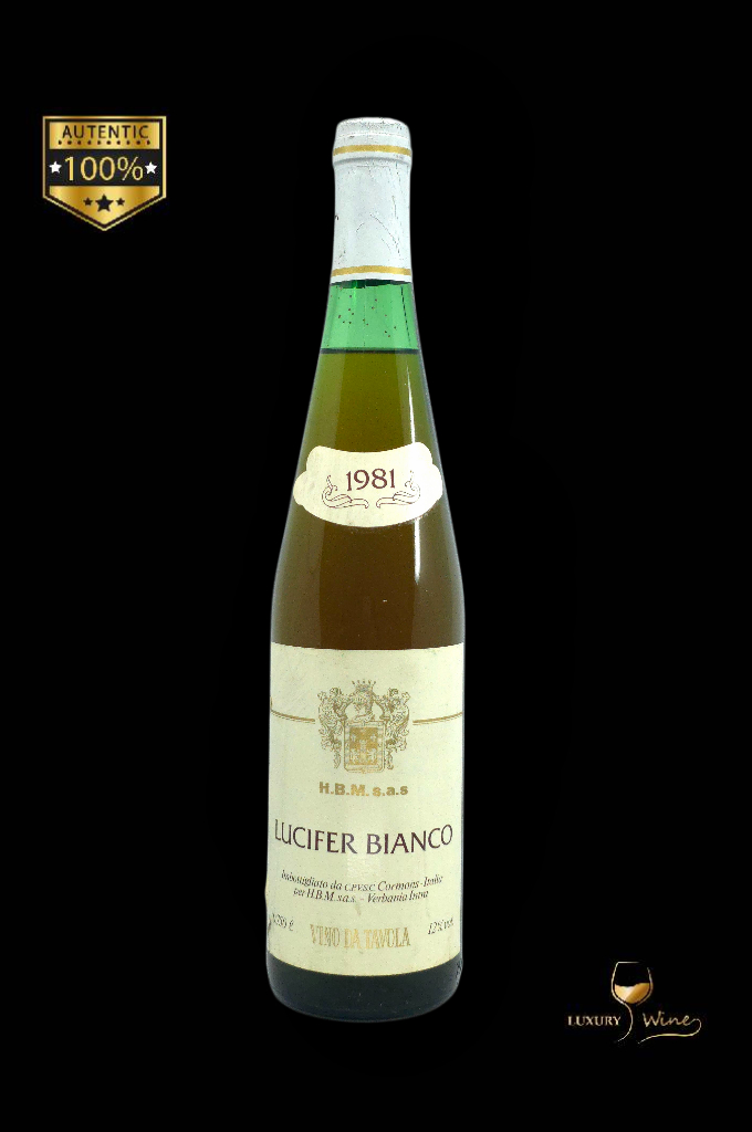 1981 vin vechi de colectie Lucifer Bianco vin vechi 1981