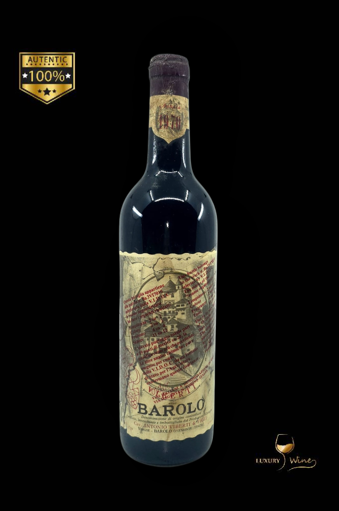 1970 vin vechi de colectie Barolo Viberti vin vechi 1970