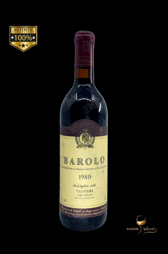 1980 vin vechi de colectie Barolo Valfieri vin vechi 1980