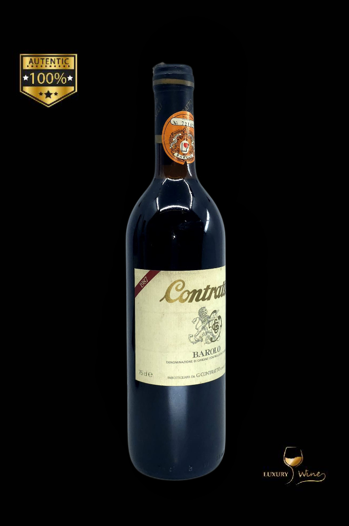 1987 vin vechi de colectie Barolo Contratto 1 vin din anul nasterii 1987