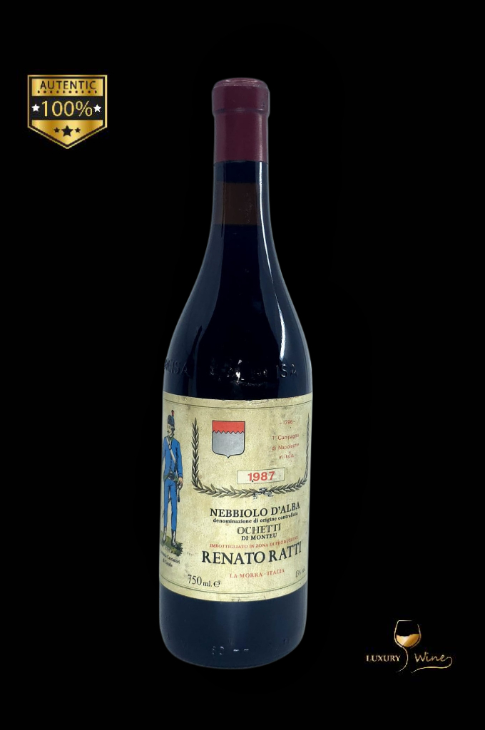 1987 vin vechi de colectie Nebbiolo D'alba Ratti vin vechi 1987