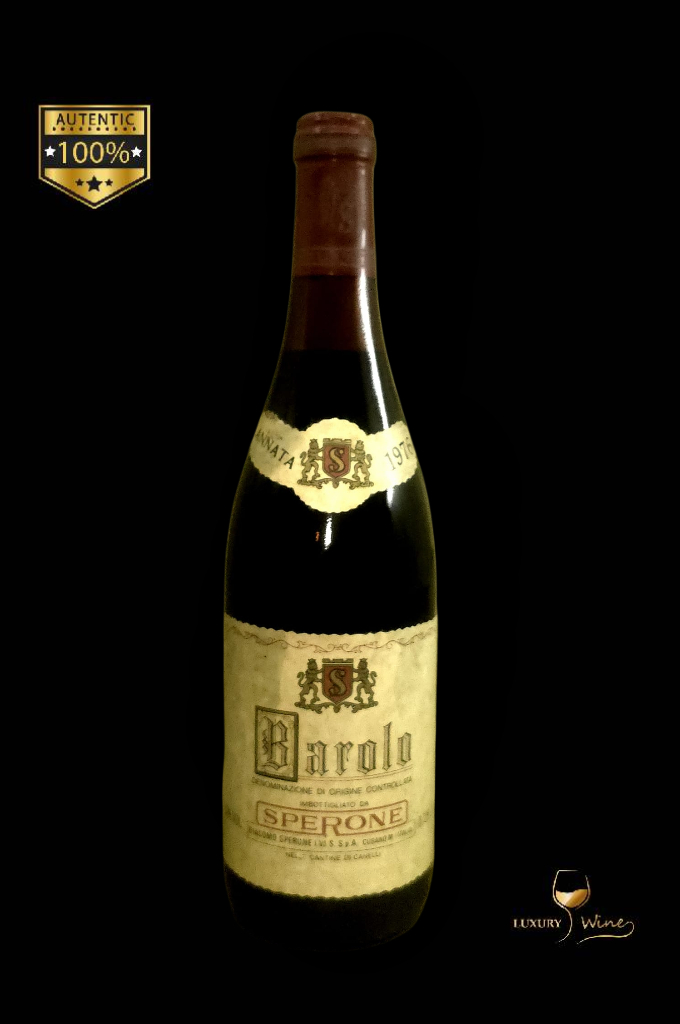 1976 vin vechi de colectie Barolo Sperone vin vechi 1976