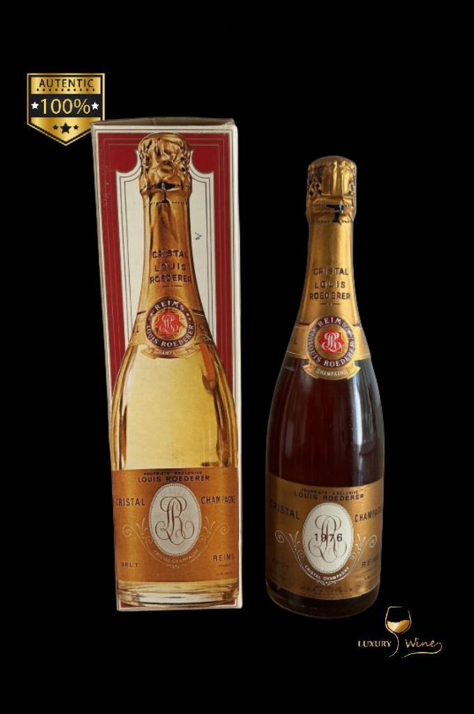 Sampanie de colectie Cristal Louis Roederer 1976 1 sampanie de colectie 1976