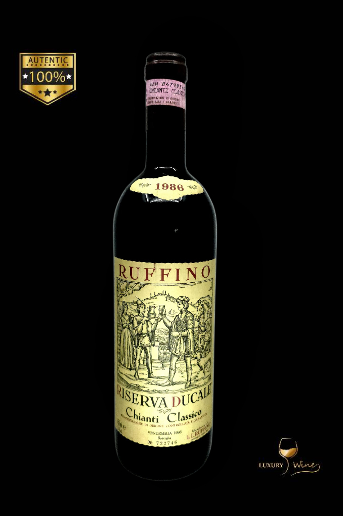 1986 vin vechi de colectie Chianti riserva ducale vin vechi 1986